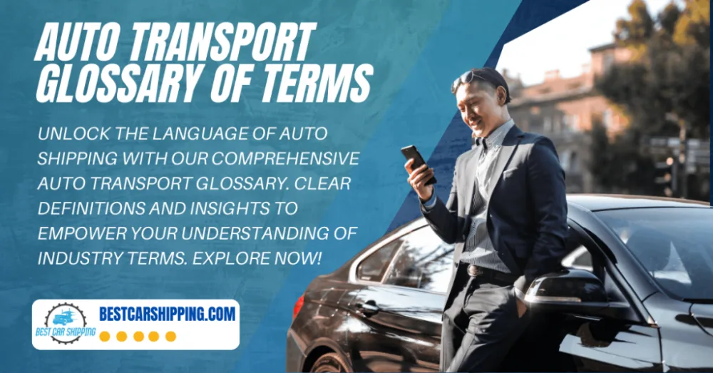 Auto transport glossary